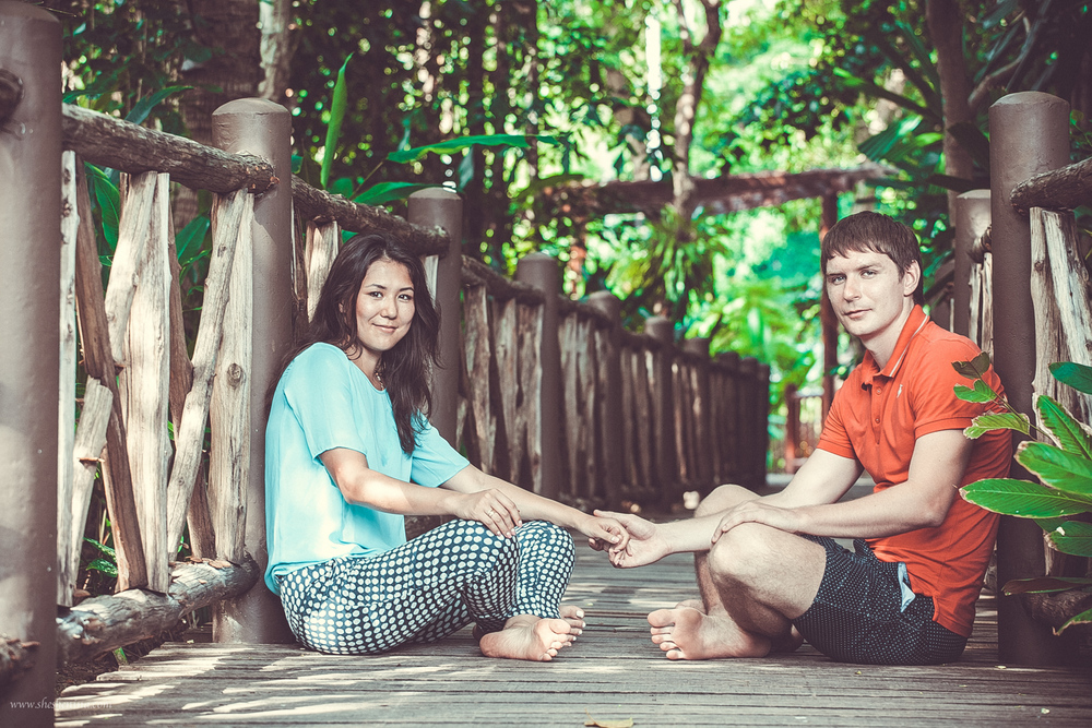  влюбленные у моря