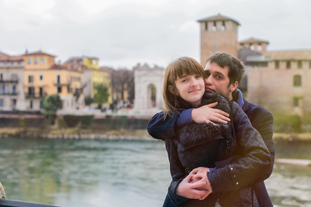  влюбленные у моря