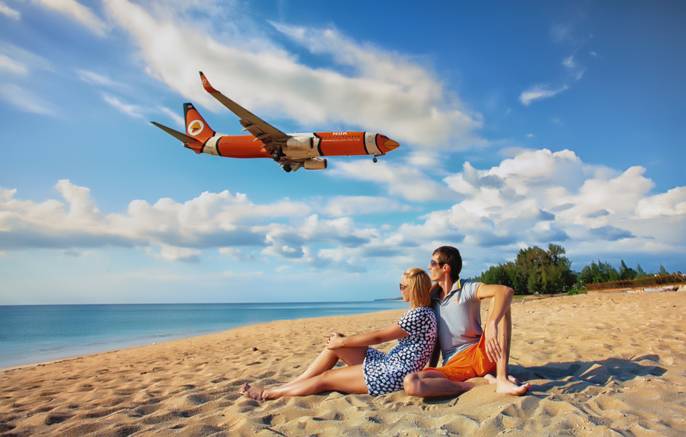  влюбленные у моря