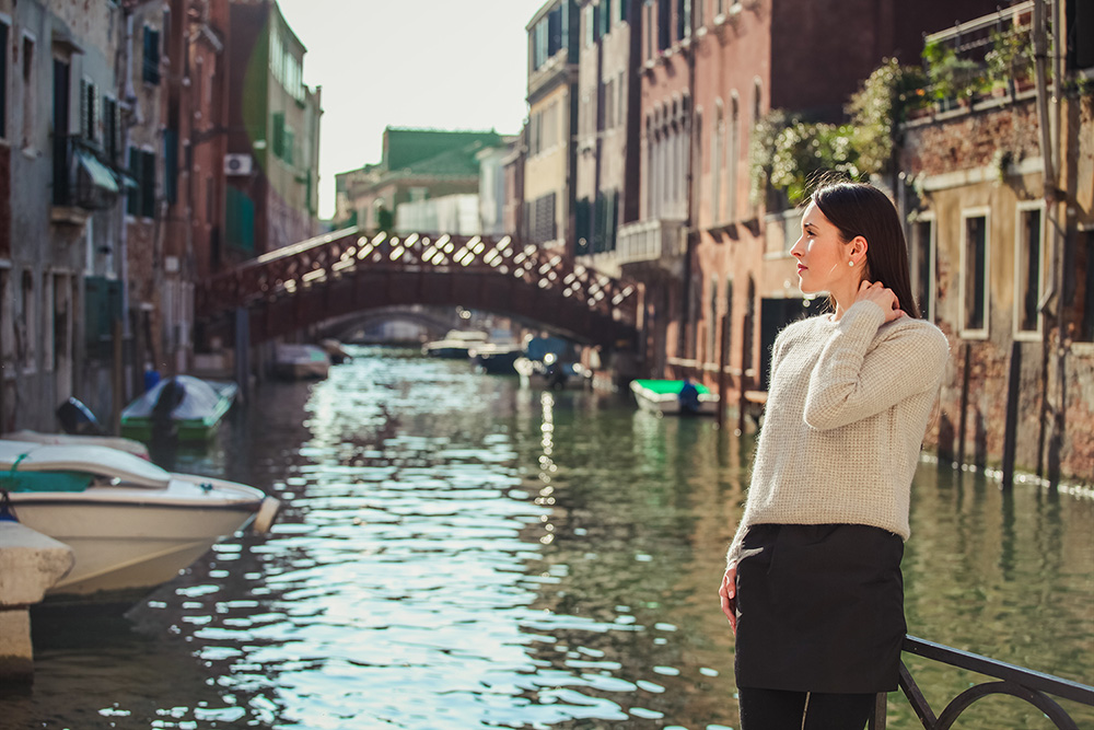 Фотограф в Венеции, девушки в венеции