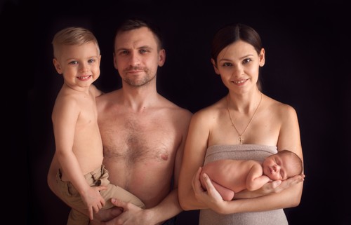С родителями
