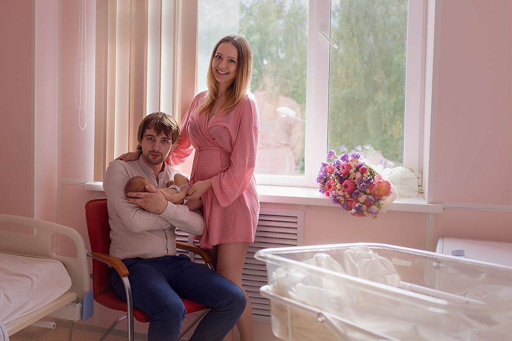 фотосессия выписки из родома,новорожденный пермь