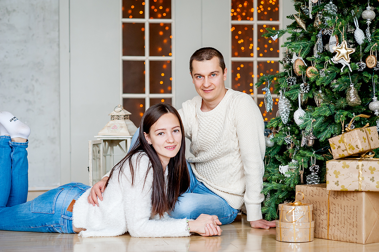 Новогодняя фотосессия Катюши и ее замечательной семьи