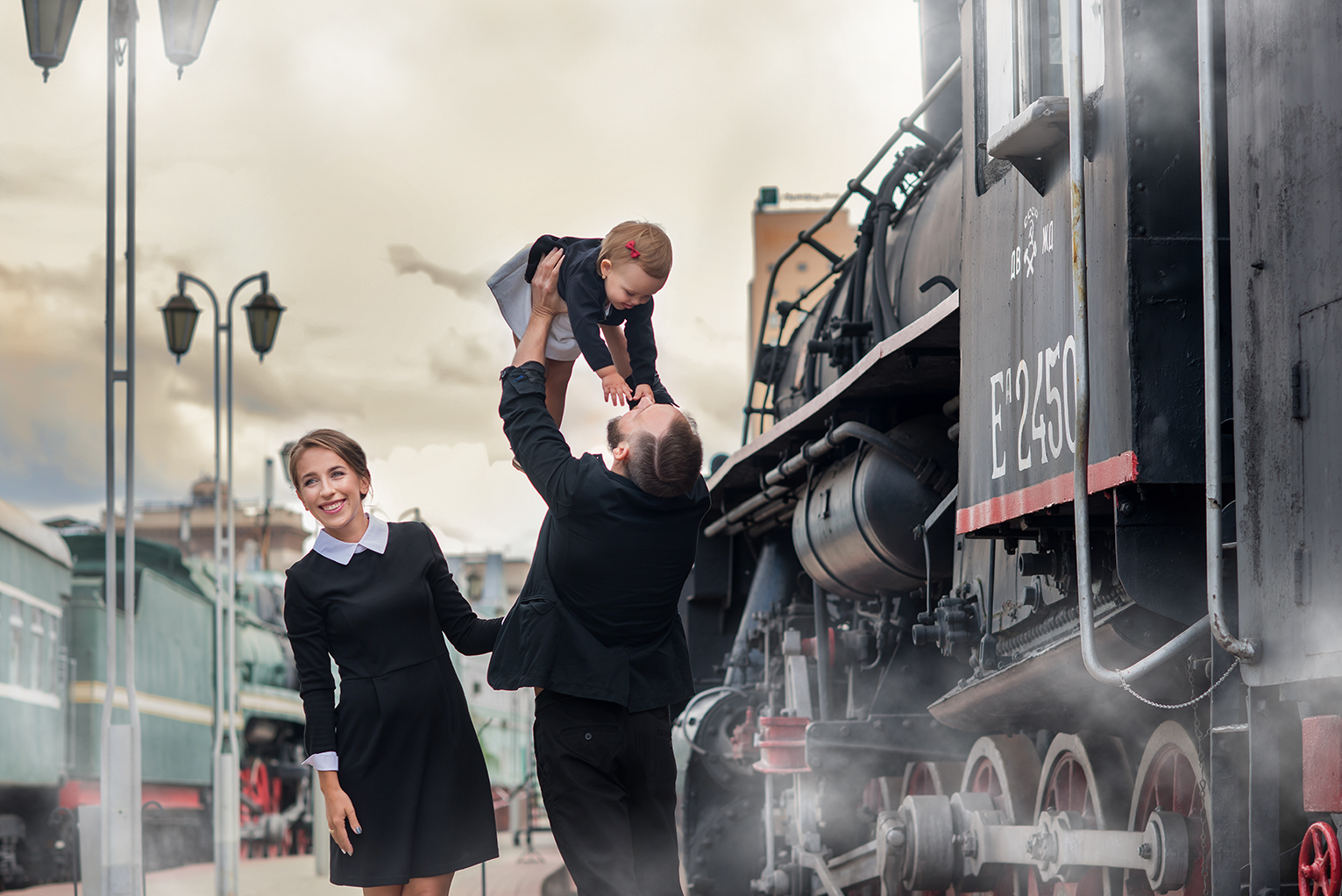 ФОТОСЕССИЯ В МУЗЕЕ ЖЕЛЕЗНОДОРОЖНОГО ТРАНСПОРТА