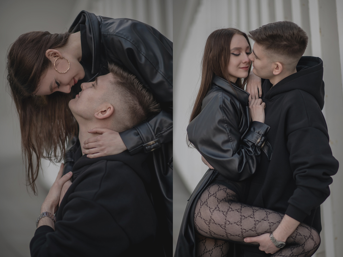 ФОТОСЕССИЯ КСЕНИИ И ВЛАДИМИРА С ДОБЕРМАНАМИ