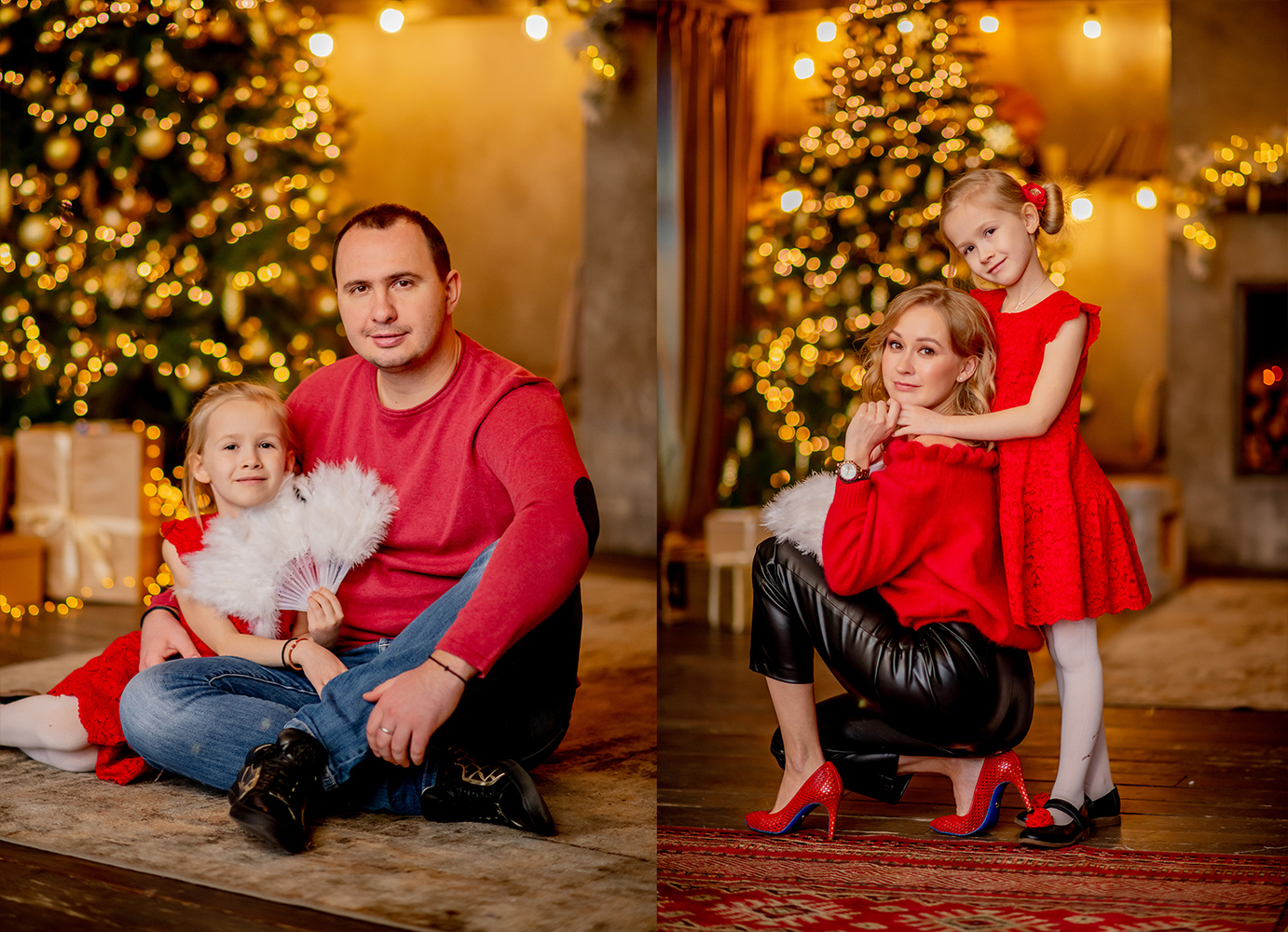 НОВОГОДНЯЯ ФОТОСЕССИЯ В ЗАЛЕ ПАРНАСС