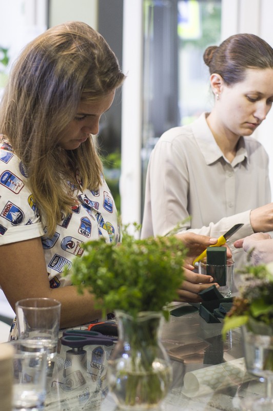 GREENERY TABLE STYLE WORKSHOP 13.08.2017