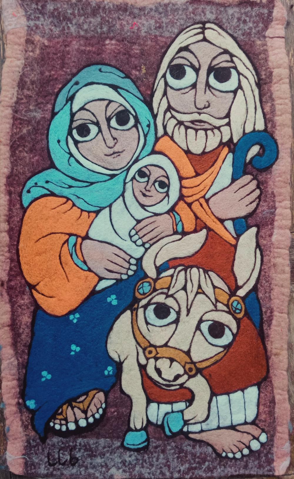 Картины из войлока