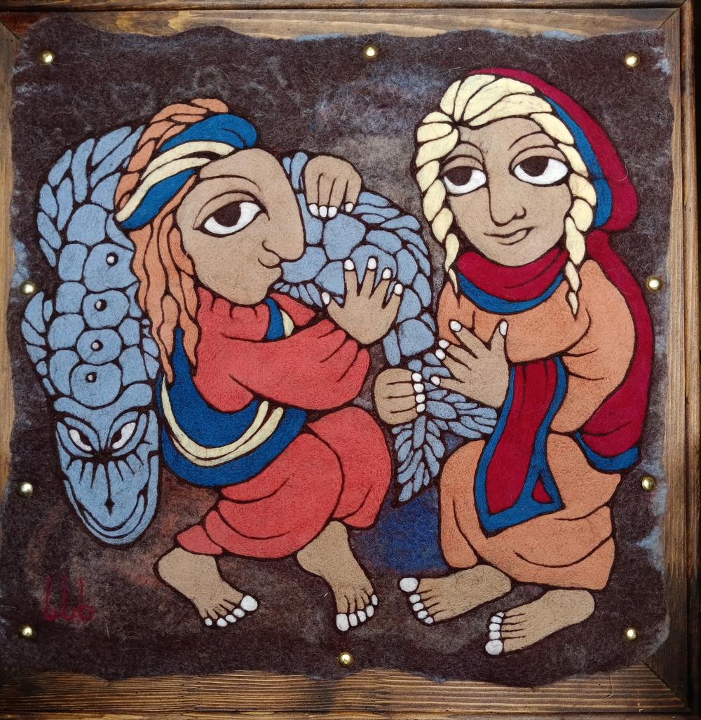 Картины из войлока