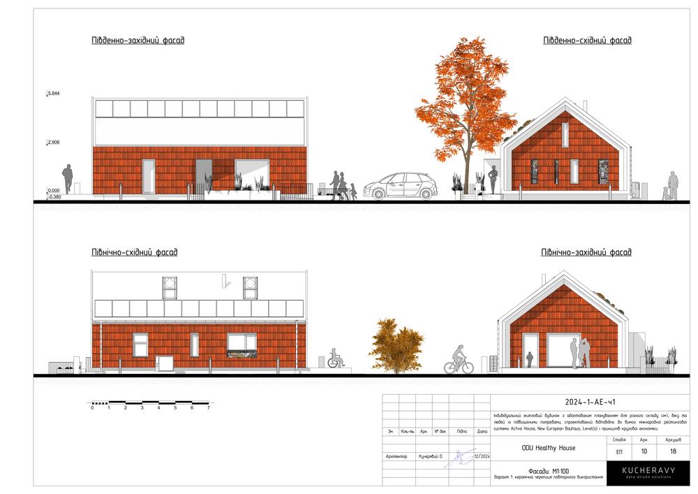 Low carbon healthy architecture with reused ceramic facade tiles
