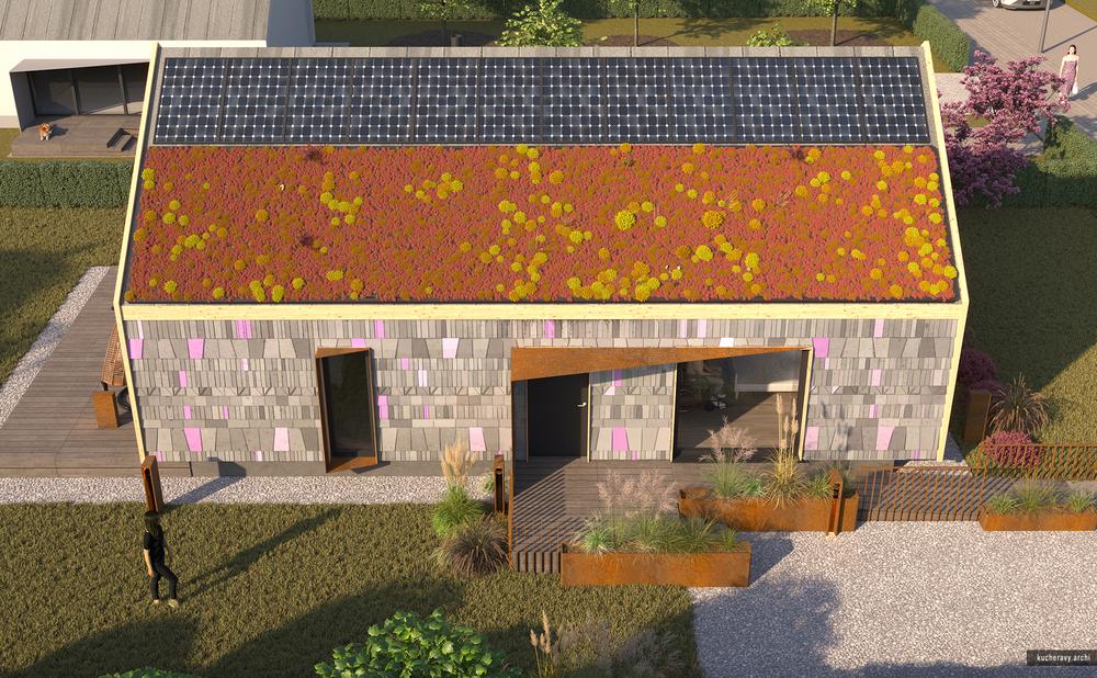 Healthy House according to Neuroarchitecture and circular economy principles