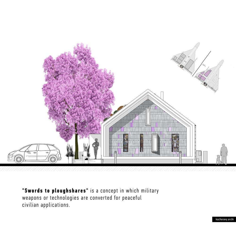 Healthy House according to Neuroarchitecture and circular economy principles
