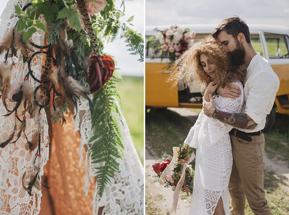 Hippy wedding