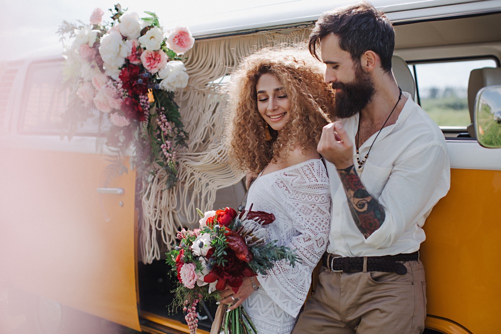 Hippy wedding