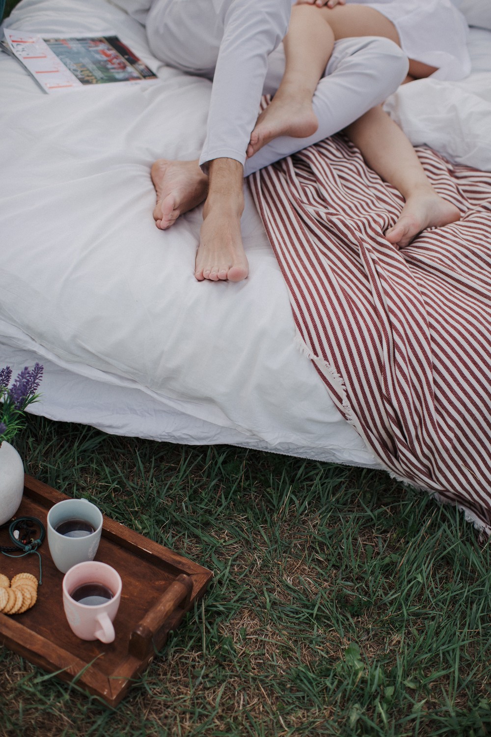 Breakfast in the field