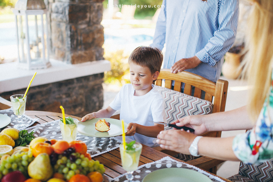 Family evening on Crete