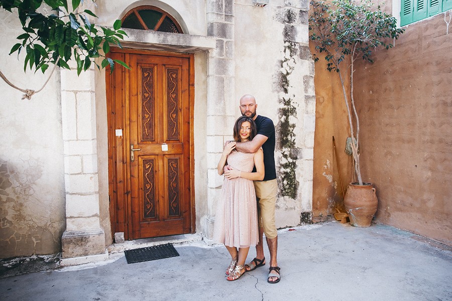 Early sunny morning. Old town of Rethymno.