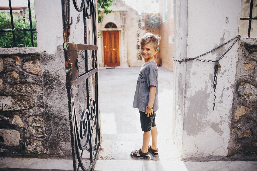 Early sunny morning. Old town of Rethymno.