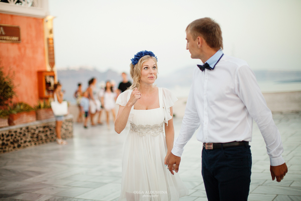 Alexey & Olga. Santorini