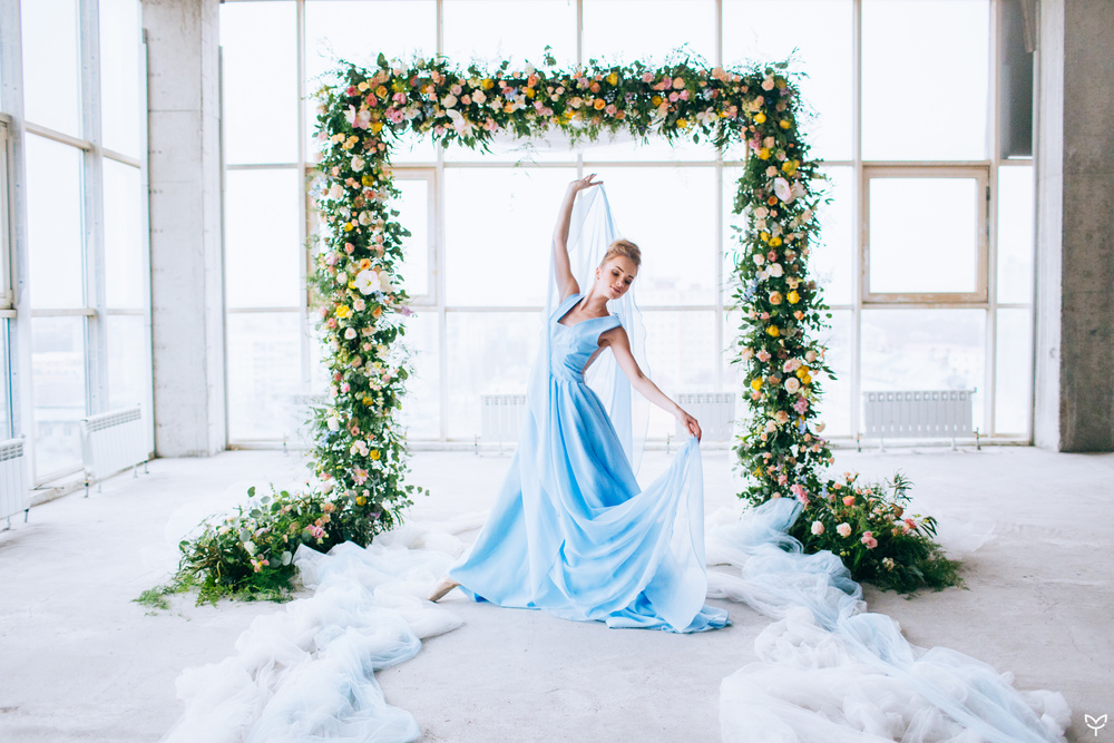Ballerina & flowers