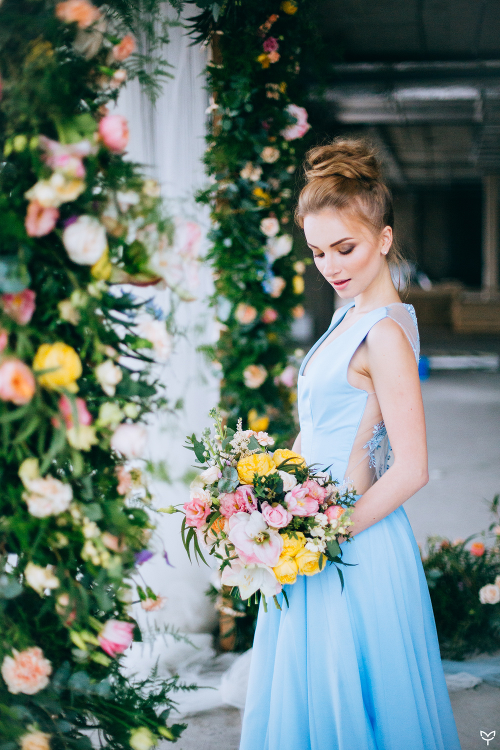 Ballerina & flowers