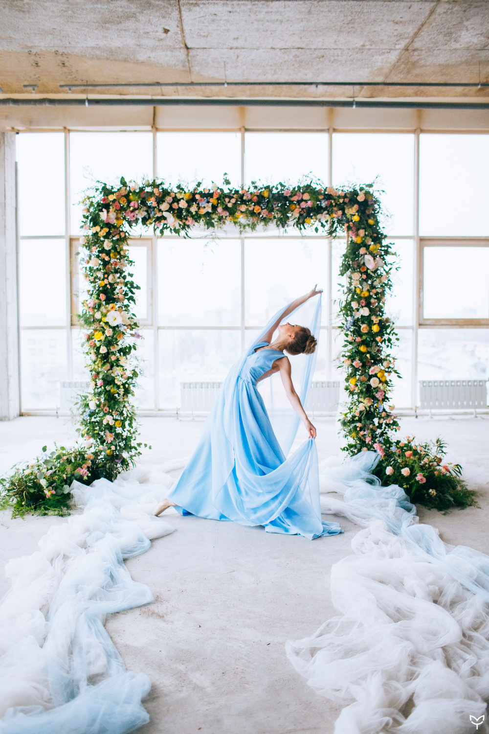 Ballerina & flowers