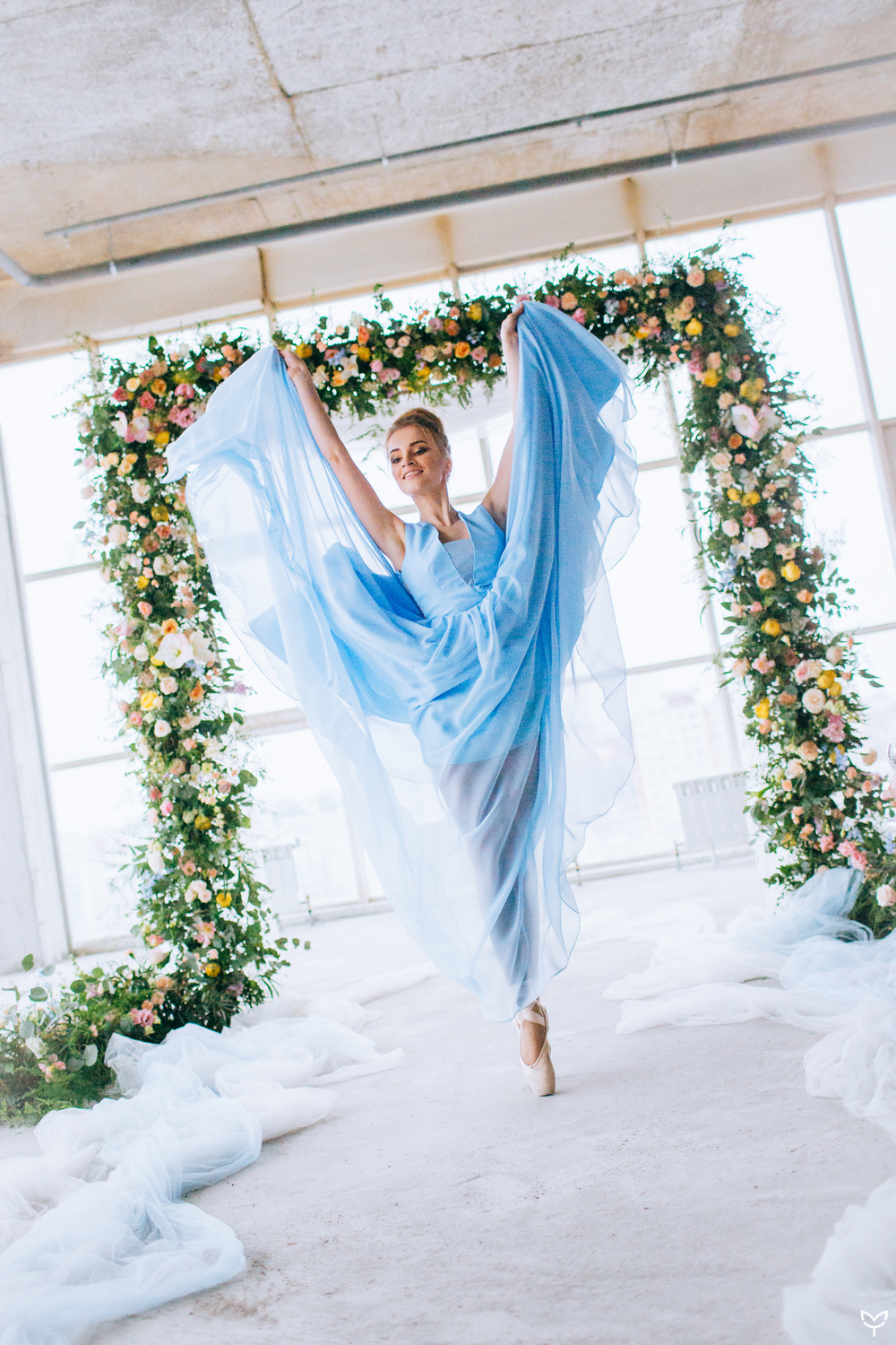 Ballerina & flowers