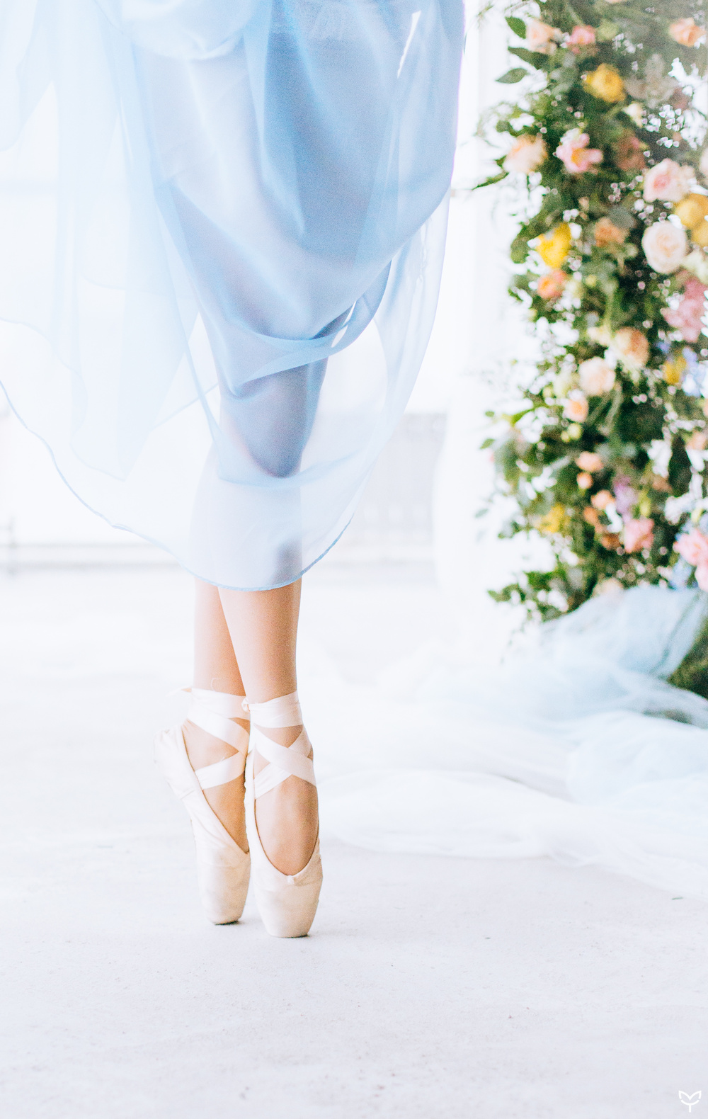 Ballerina & flowers