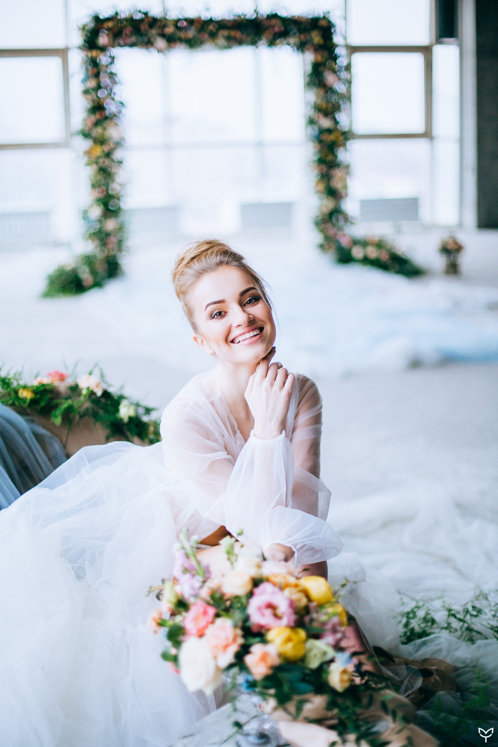 Ballerina & flowers
