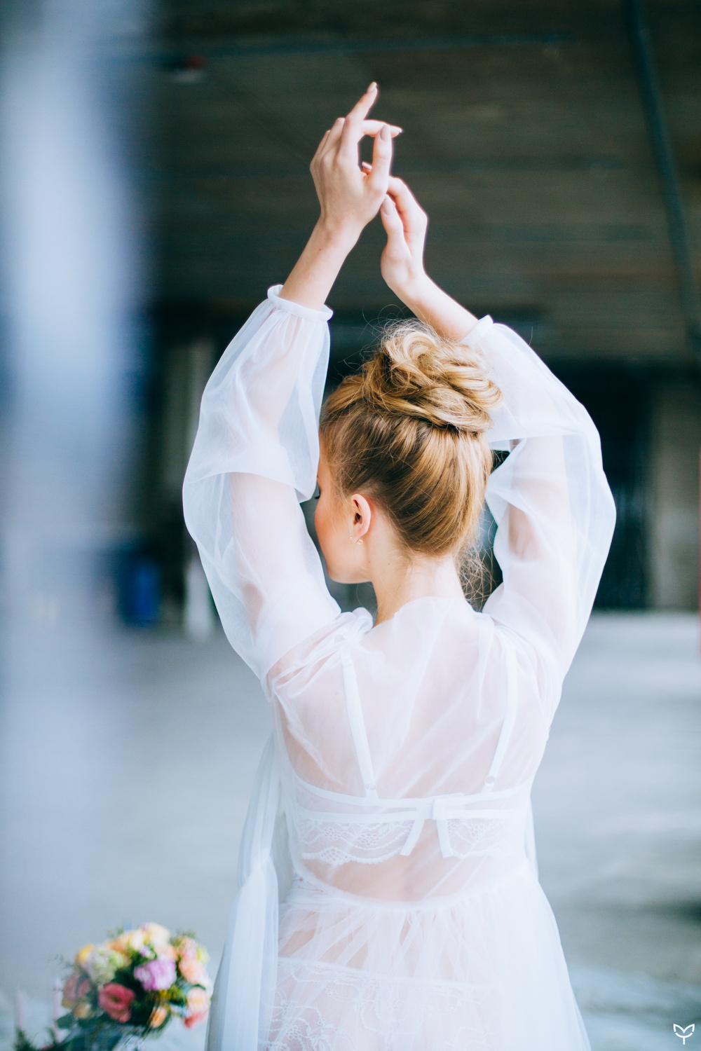Ballerina & flowers