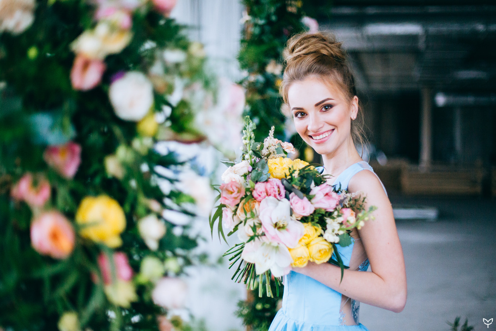 Ballerina & flowers