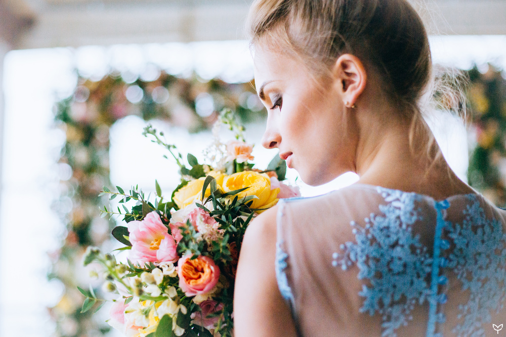 Ballerina & flowers