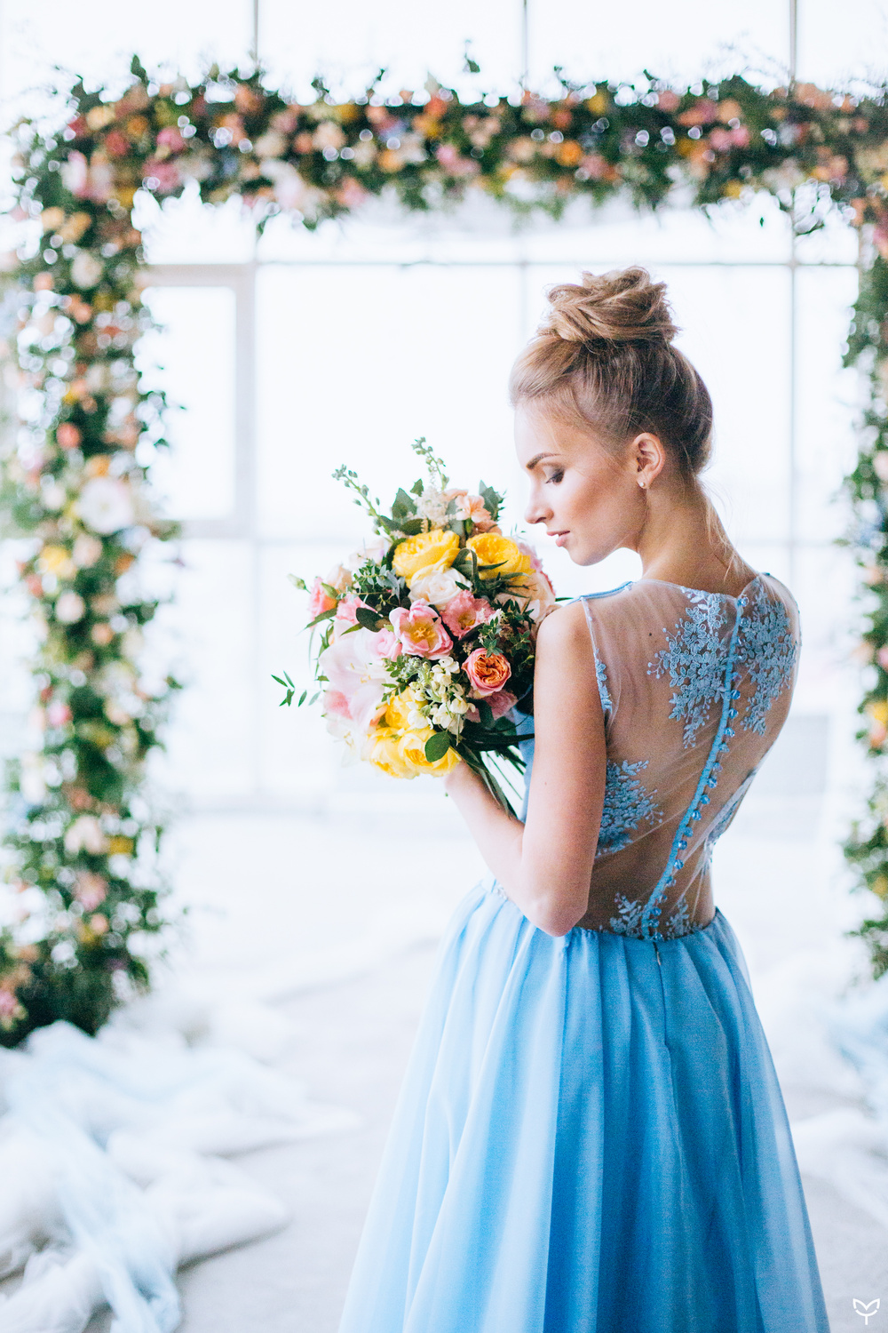 Ballerina & flowers