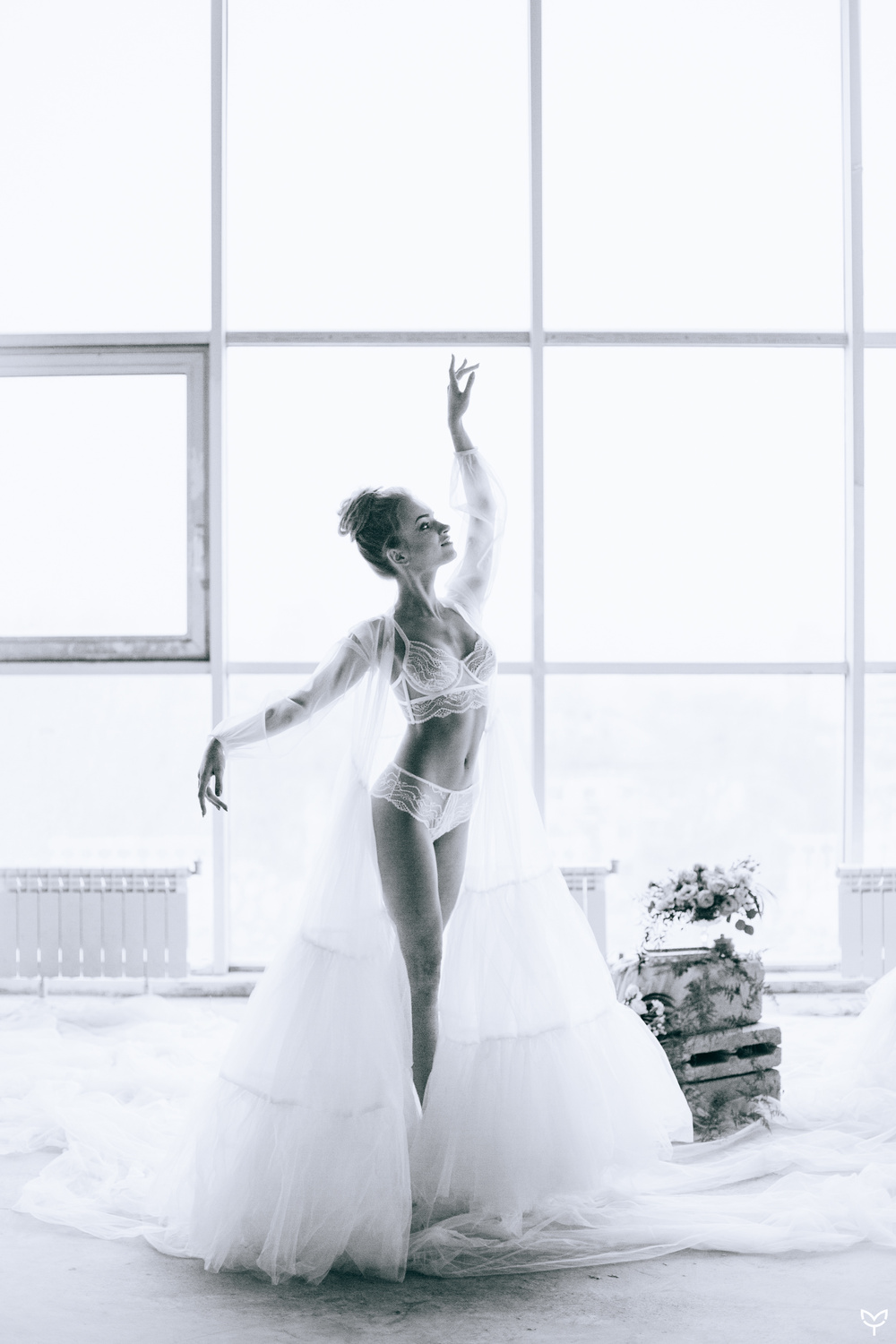 Ballerina & flowers