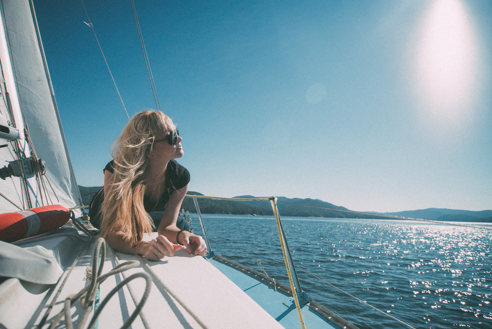 Ocean and sun