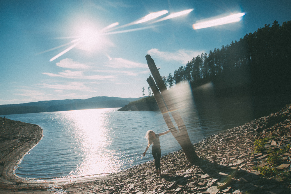 Ocean and sun