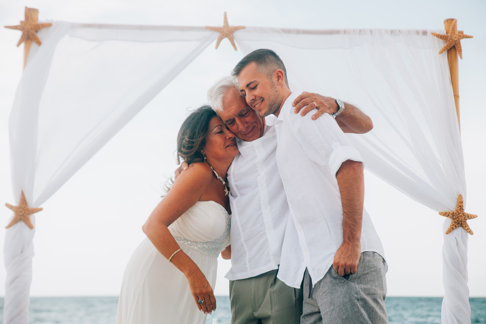Robert and Elina beach wedding