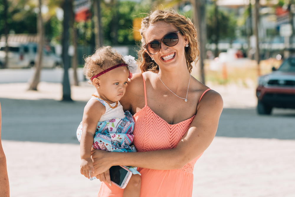 J + J. Beach wedding