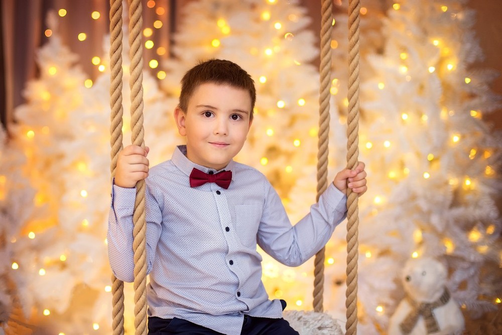 Семейные новогодние фотосессии 2018 (студия 