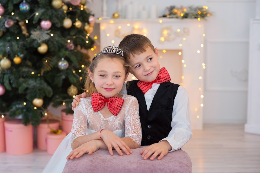 Семейные новогодние фотосессии 2018 (фотостудия 