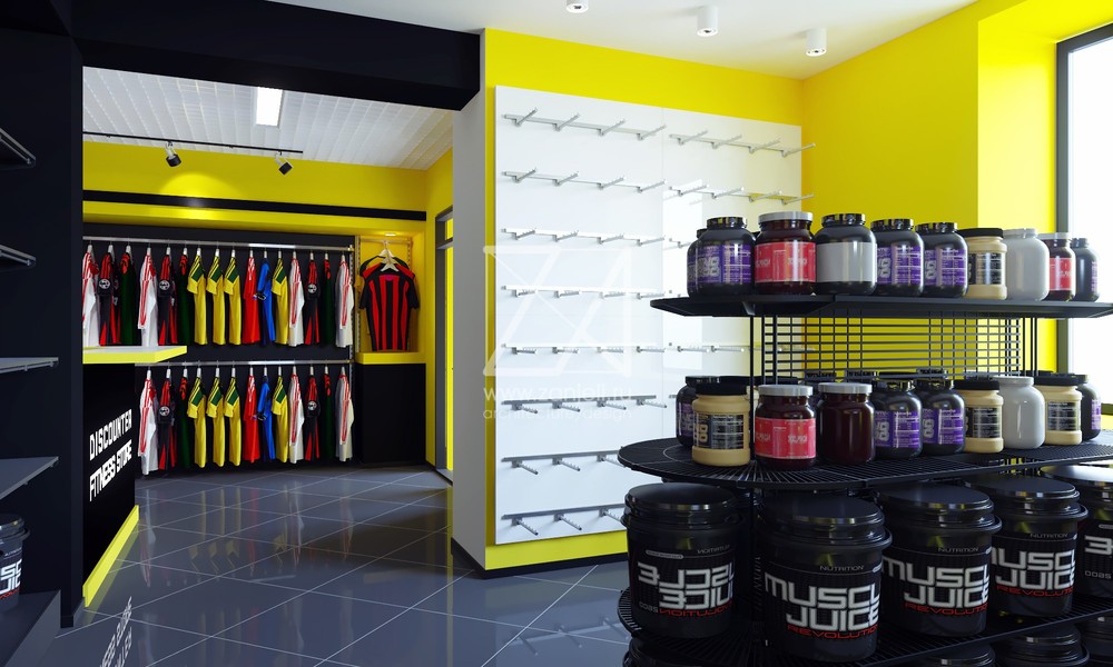 магазин DISCOUNTER FOOD&FITNESS STORE/Дизайн-проект/Омск/2017