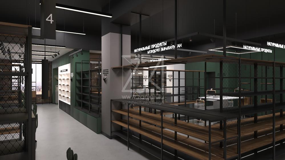 магазин DISCOUNTER FOOD&FITNESS STORE/Дизайн-проект/Омск/2021