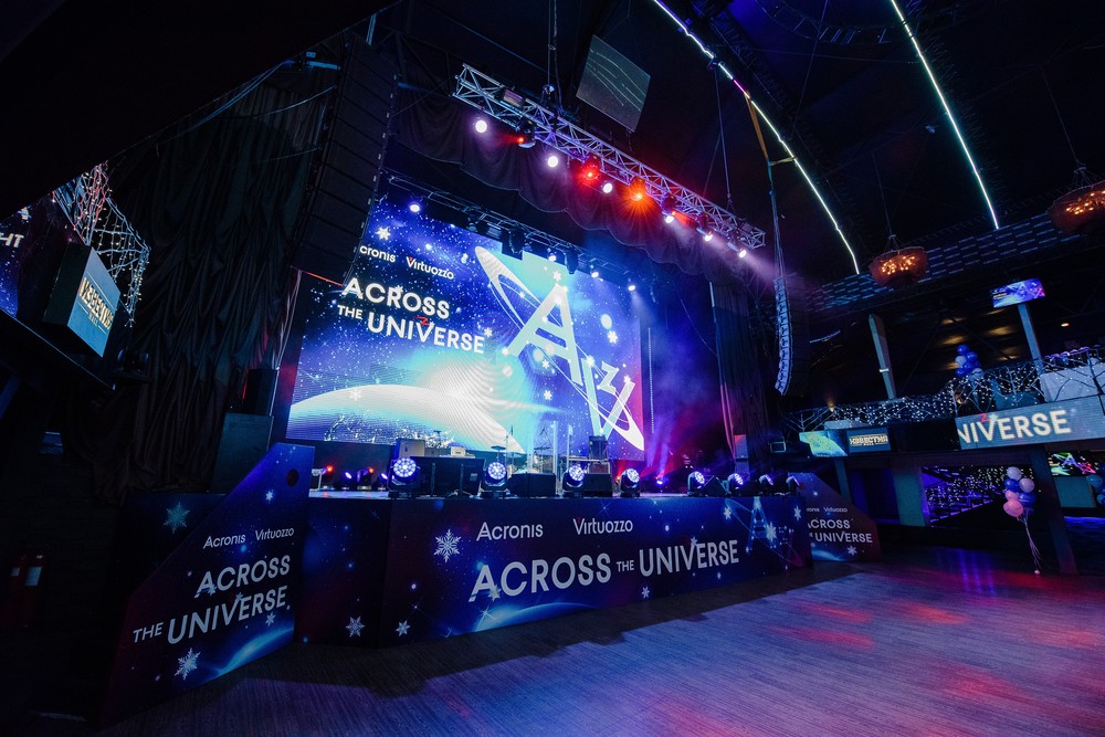 НОВОГОДНЯЯ ВЕЧЕРИНКА ACRONIS & VIRTUOZZO ACROSS THE UNIVERSE 