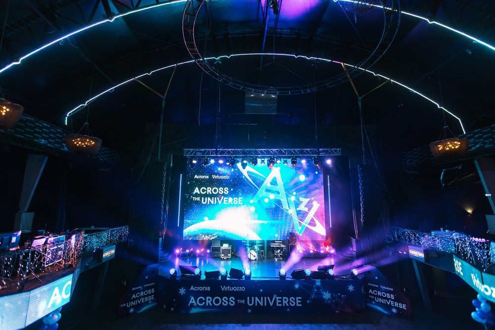 НОВОГОДНЯЯ ВЕЧЕРИНКА ACRONIS & VIRTUOZZO ACROSS THE UNIVERSE 