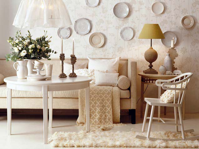 Фарфор в интрьере 