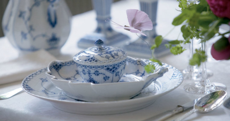 Фарфор в интрьере 