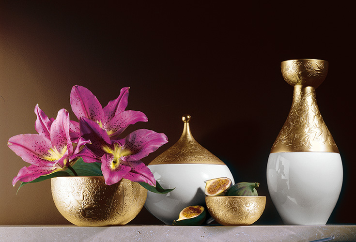 Фарфор в интрьере 