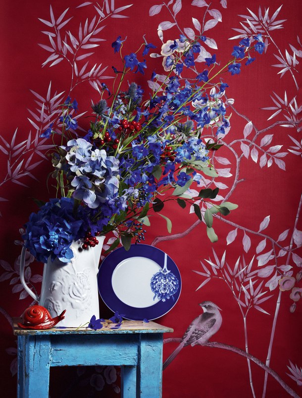 Фарфор в интрьере 