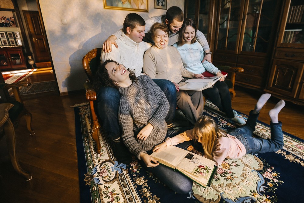 Family - Надежде Федоровне 70. Подарок от внуков.