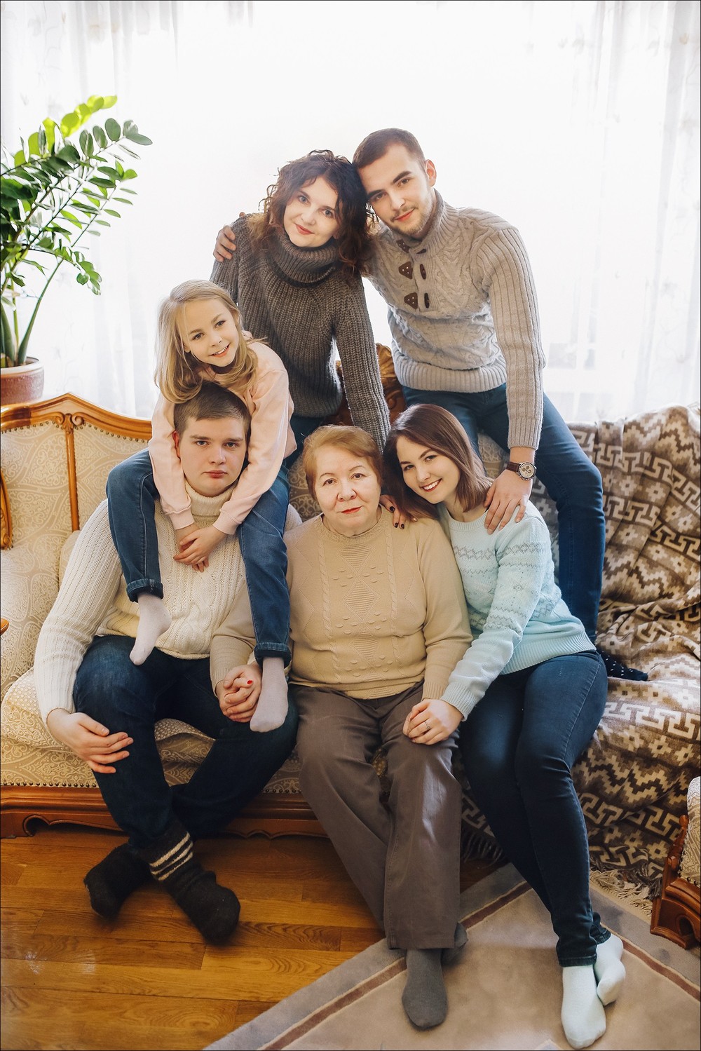 Family - Надежде Федоровне 70. Подарок от внуков.